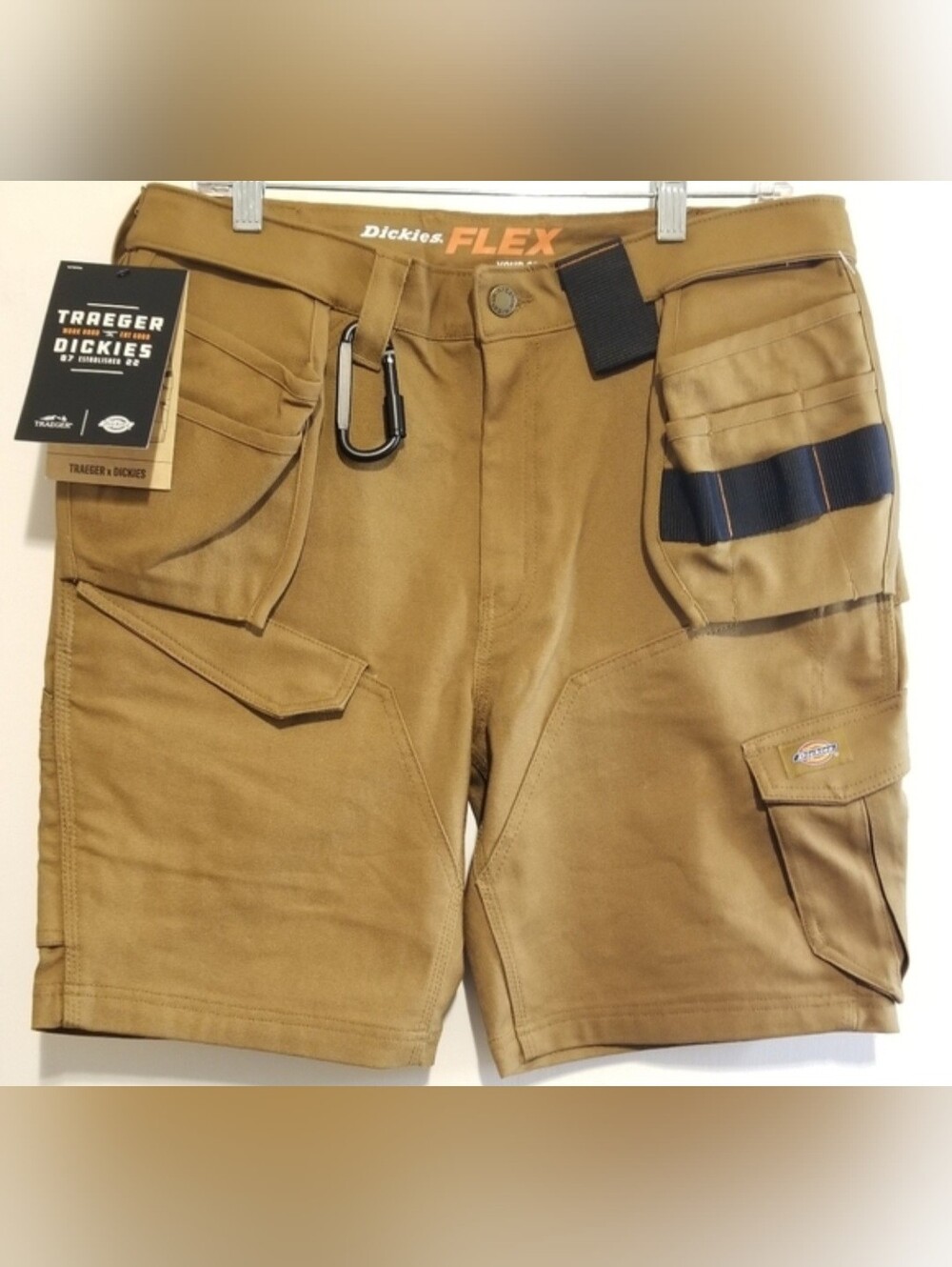 Dickies FLEX Traeger X Dickies Women's Ultimate Grilling Shorts Size 30/10 NWT